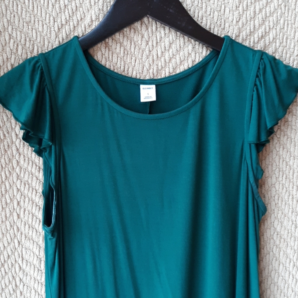 Emerald swing dress